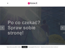 Tablet Screenshot of know-it.pl